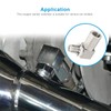 GisWell Sauerstoffsensor Extender, M18x1.5 Lambdasonde Verlängerung Edelstahl 90° Lambda Eliminator
