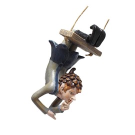 ORFOFE 1pc Garden Tree Hanging Garden Fairies Swinging Outdoor Statue Garden Fairy Sculpture Sculpture Figurine Garden Figure Outside Swing Ornament Garden Supplies Resin