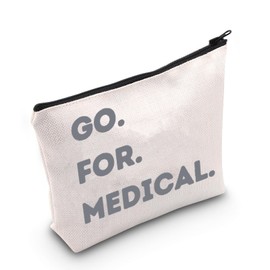 Correctional Nurse Gift Go for Medical Makeup Bag Correction Officer Nursing Gift Nurse Graduation Gift (Go for Medical CA)