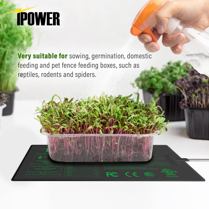 iPower Digital Heat Mat Thermostat Controller and 10" x 20.75"
