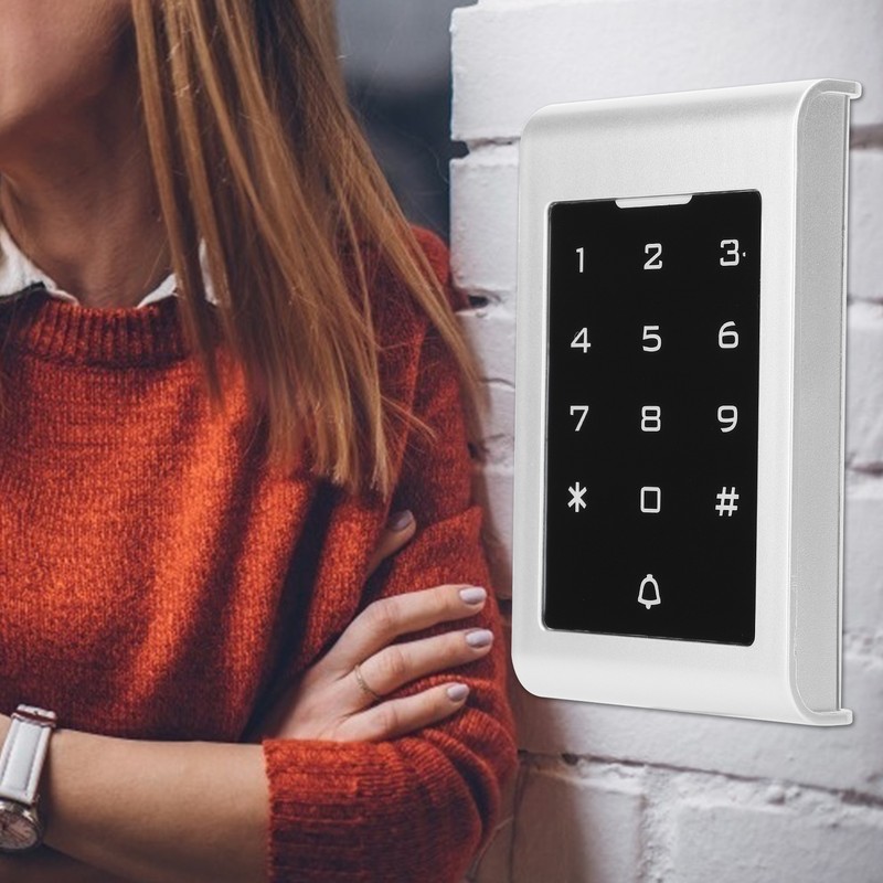 Touch Door Keypad 125KHz Password Card Lock Wiegand26/34 Access Control