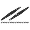 sourcing map 2Pcs Strap Hinges, 5 Inch Shed Door Hinges