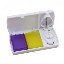 Pill Cutter with Storage Case & Travel Pill Organizer 1 Piece 2ea