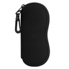MoKo Soft Neoprene Eyeglass Case, Eyeglass Pouch, Zipper, Splashproof, Scratch-Resistant,