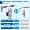 HAGWARE Farm Heavy Duty Gate Hinges, 2 Packs 6" SUS304