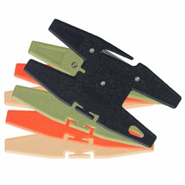 GOLBERG Spool Tool Winder - Holds up to 100 Feet of Paracord - Perfect for Your Survival and Bug Out Bags - All in One Holder - (Orange)