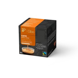 Tchibo Qbo Caffè Minas Verde Premium Coffee Capsules, Pack of 8 (Caffè, Intensity 8/10, Full-bodied and Spicy), Sustainable, Made from 70% Renewable Raw Materials & Climate Neutral Compensated