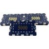 10 x Poker Casino Numbered Plastic Chip Plaques 74 x