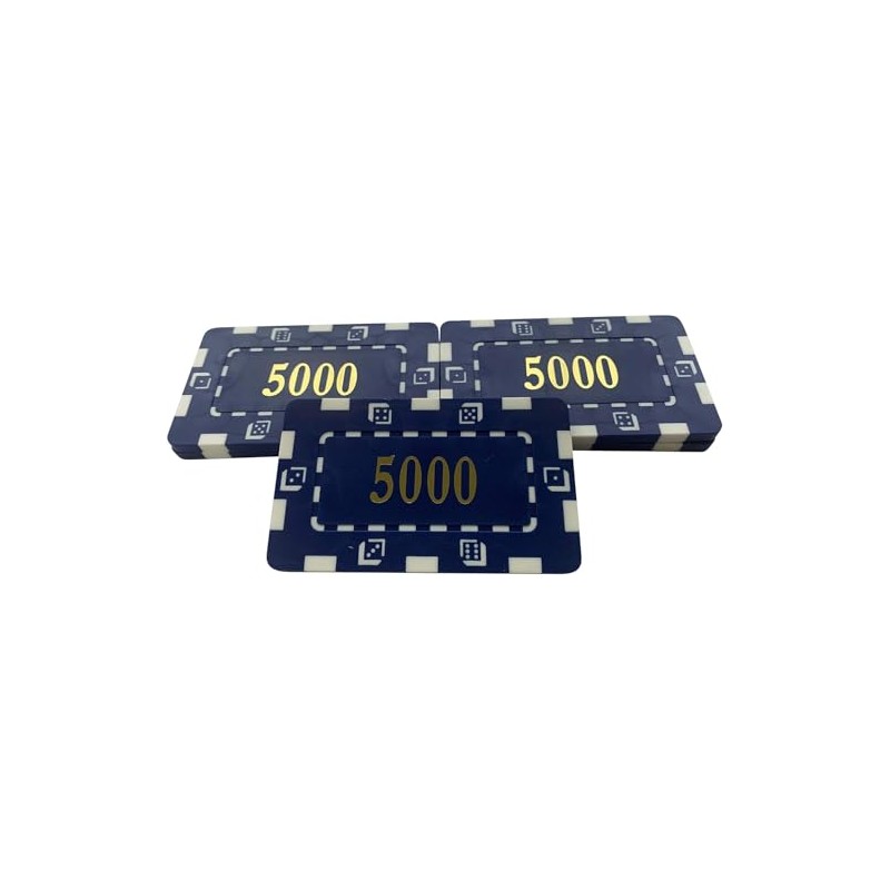 10 x Poker Casino Numbered Plastic Chip Plaques 74 x