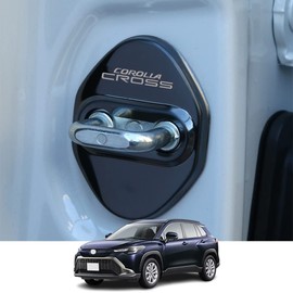 Kakash Toyota Dedicated Stainless Steel Door Lock Cover, Protective Buckle Cover, Rust Resistant, Latch Stop, Interior Molding, Stainless Steel, Steel Car Styling, Exterior Custom Parts, Accessories,