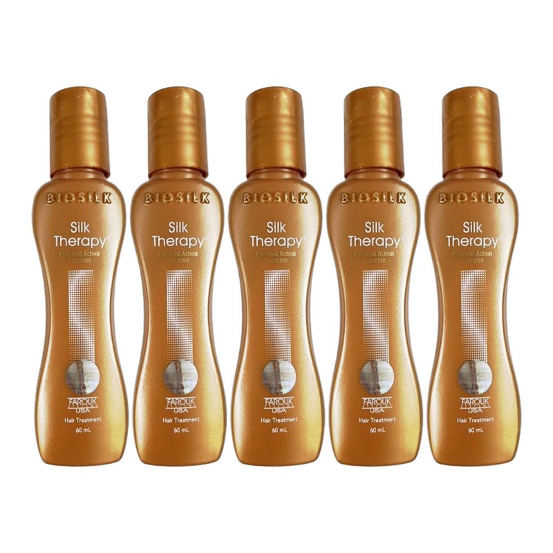 Silk Therapy 실크테라피 인리치드 액션 수프림 헤어에센스 60ml 5개 Silktherapy
