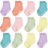 Baby Non Slip Socks 12 Pairs with Grips Anti Skid