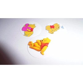 Unbranded Pre Cut One Inch Bottle WINNIE THE POOH  Free Shipping - photo, 15 images