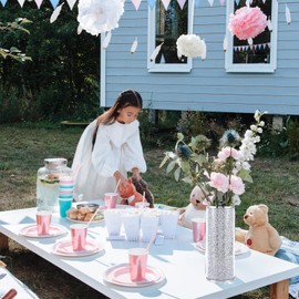 LFGKeng Crystal Glass Vase, 10" H Luxurious Silver Crushed Diamond Vase, Modern Decor Vase for Home Living Room, Office, Bathroom, Kitchen, Fireplace, Shelf, Dining Table, Entryway, Wedding