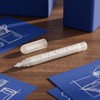 ibasenice Rotulador de esmalte de uñas blanco de secado rápido,