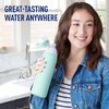 Brita Insulated Filtered Water Bottle with Straw, Reusable, Stainless Steel