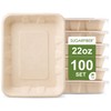 [400 COUNT] Harvest Pack Clear PET Flat Lids for Sugarfibers