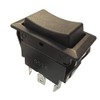 Gardner Bender GSW-46 Electrical Rocker Switch, DPDT, ON-OFF-ON, 20 A/125V AC, Spade Terminal,Black,Small