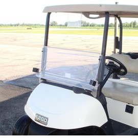 GCA EZGO RXV CLEAR Folding Windshield (Years 2008-2023)