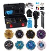 Gyros Spinning Tops, 8-Piece Starter Battle Spinner Set, 4D Fusion