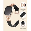 Wearlizer Leather Strap Compatible with Versa 4/ Versa 3 /Sense