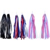 1 Pair of Black Baby Bike Grips Tassels Ribbon Easy