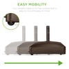 Best Choice Products 123lb Capacity Fillable Mobile Umbrella Base Heavy