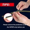 3 Wipers 24"/17"/13" Front Windshield Wiper Blades with Rear Wiper