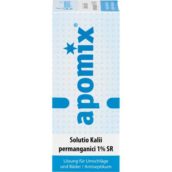 Solutio Kalii permanganici 1% SR / Kaliumpermanganatlösung 1% SR, Lösungskonz. z. Anw. auf der Haut nach Verdünnen m. Wasser, 100 g LOE