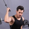 Gatuida Fitness Handle Muscle Training Handle Workout Resistance Cable Machine