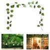 Simulation Watermelon Leaf Rattan Green Leaf Plant Ceiling Decoration Vine