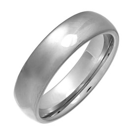 Theia Nickel Free Tungsten Highly Polished 5mm Ring - Size U