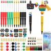 JNwhy Beadable Pens 12 Sets DIY Beaded Ballpoint Pens Making