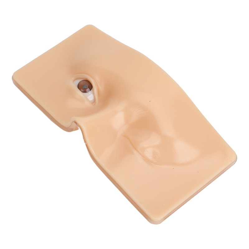 Eye Makeup Practice Board Open Close Eyes Reusable Silicone Mannequin