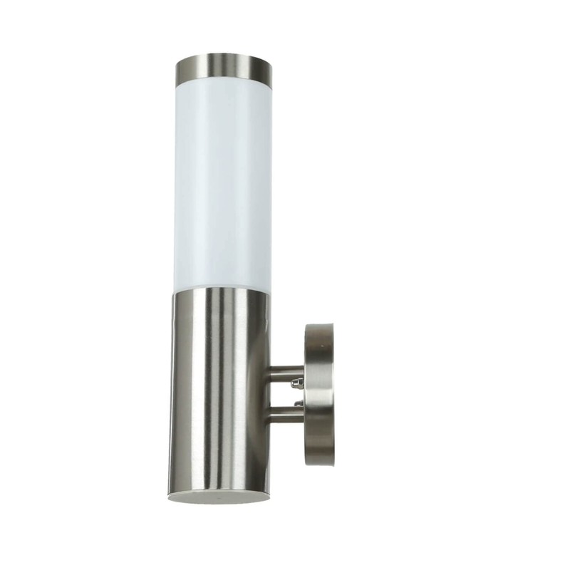 Light Experiences K/CX/446/65 Outdoor Light Terrace Garden Stainless Steel Plastic