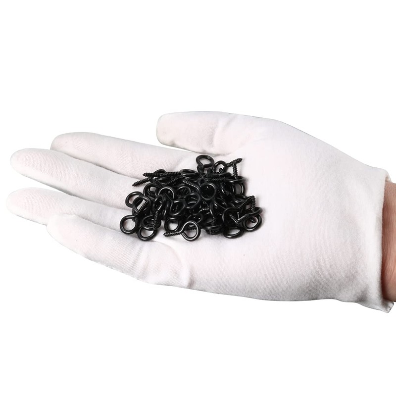 sourcing map Pack of 60 0.87 Inch Screw Eye Hooks