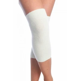 Angora Wool Knee Pads for Warming Joints (Ecru, XXL)