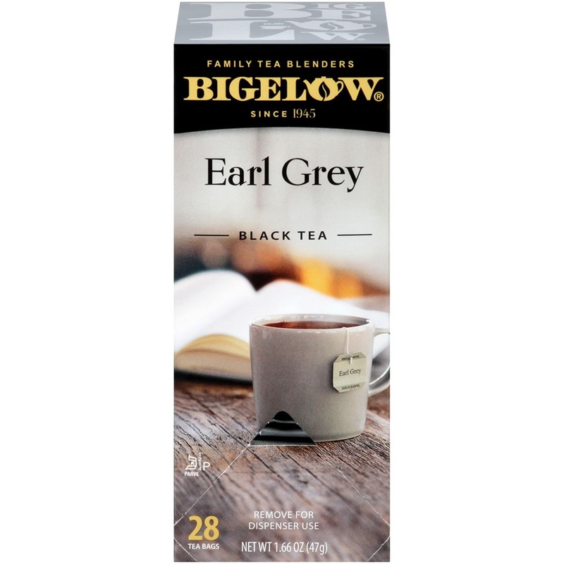 Bigelow Earl Grey Tea Bags, Box Of 28