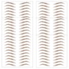 Aresvns 4D Eyebrow Tattoos Brown 66 Pairs, Waterproof Imitation fake