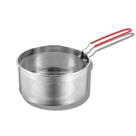 Tenta Kitchen Pasta Strainer instant pot accessories Steamer Basket For Pot instant pot steamer basket with Removable handle Insert for Veggie Fish Seafood Cooking and heat food 7"