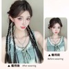 Yokosen Hair Extensions Braid Gray Ponytail Ring 45cm Gray
