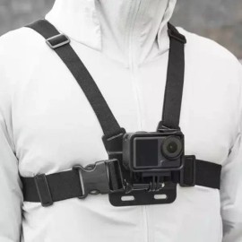 GoPro 마운트 고프로11 블랙 호환 액션캠 바디 숄더 체스트 스트랩 Mount Gopro11 Black Compatible Action Cam Body Shoulder Chest Strap [Individual item]