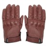 Spada Wyatt CE Leather Motorcycle Gloves L Oxblood