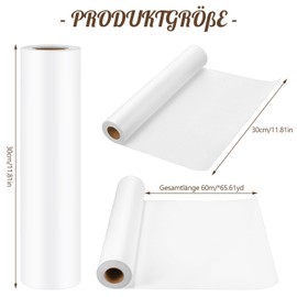 Tracing Paper Roll, 30 cm x 60 m Tissue Paper Roll Craft Paper Tracing Paper Roll for School Office Drawing Sketching