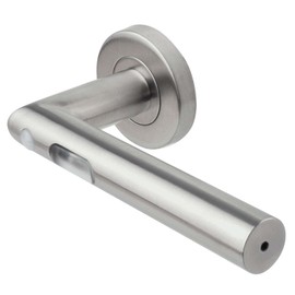 AYR 8522LH Smart Rosette Handle with Motion Sensor, Satin Steel, Standard 8522LH