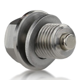 Magnetic Oil Drain Plug fits Yamaha MT-10 (2018-2024) - Made in USA - Stainless Steel - Part Number 90340-14132-00