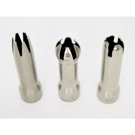 ICO Whipped Cream Dispenser Nozzle Set (Stainless Steel)
