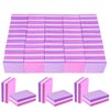 50 piezas de esponja para uñas, mini limas de uñas