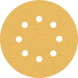 Bosch 5 x Expert C470 Sandpaper with 8 Holes (for Paint on Wood, Diameter 125 mm, Grit 80, Professional Accessories, Random Orbital Sander, Orbital Sander)