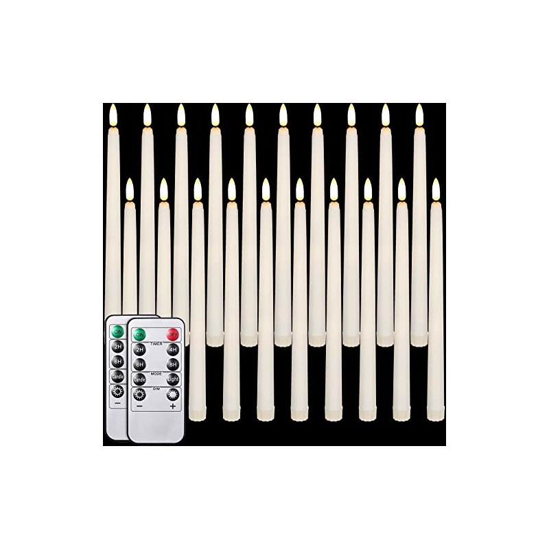 26cm Luces Decorativas navideñas Estilo Vela, Luces navideñas sin Llama,